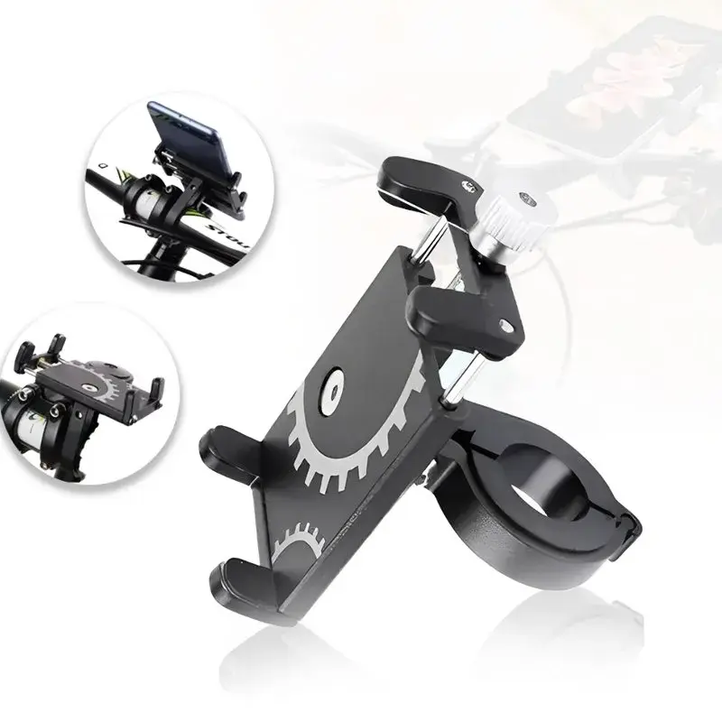 Suporte De Alumínio Universal Para Celular Bike E Moto