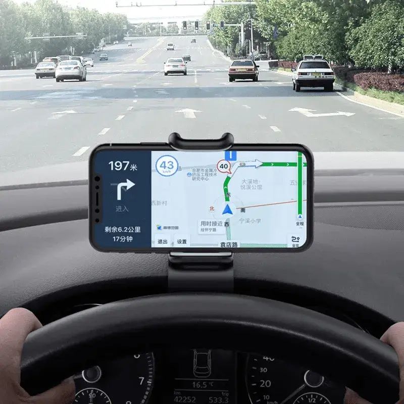 Suporte de Celular para Painel de Veículo Giratório 360º