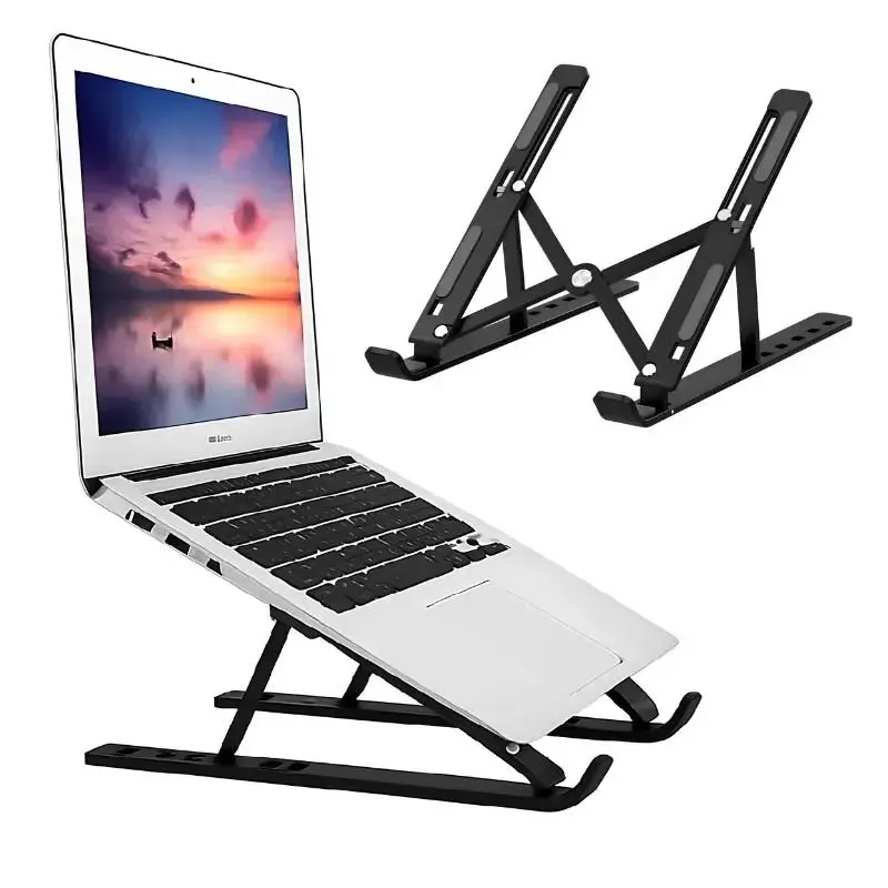 Suporte Articulado Ergonômico para Notebook e Tablet Metal Preto