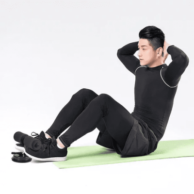 Suporte Para Abdominal Com Ventosa Apoiador De Pés Ajustável