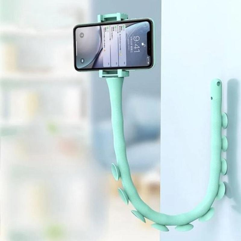 Suporte para Celular Centopeia Flexível com Ventosa Lazy Holder