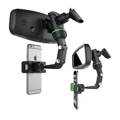 Suporte Para Celular Veicular Multifuncional Ajustável Rotação 360 Graus