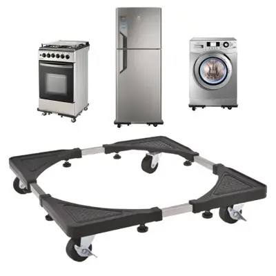 Suporte Para Geladeira Máquina De Lavar E Fogão Com Rodinhas