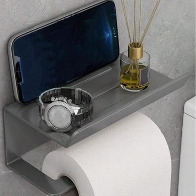 Suporte Para Papel Higiênico Premium Com Apoio Para Objetos