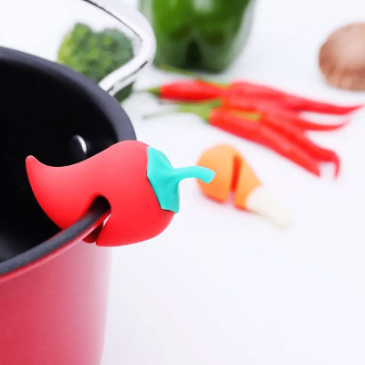 Suporte Para Segurar Tampa Panela Aberta Cozinha Silicone