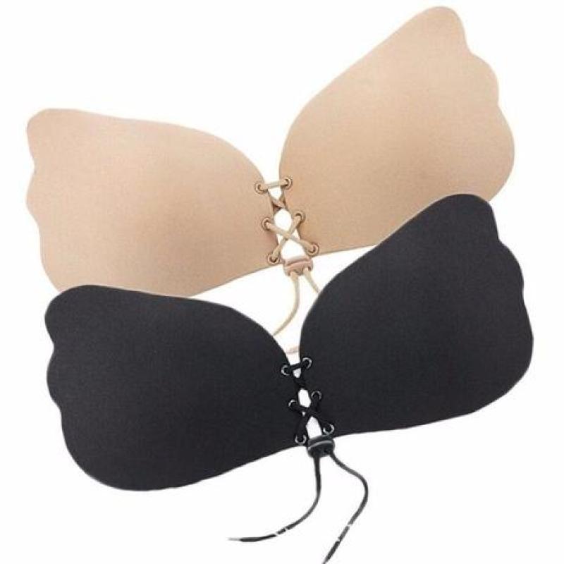 Sutia Silicone Invisível com Cordão Levanta Seio