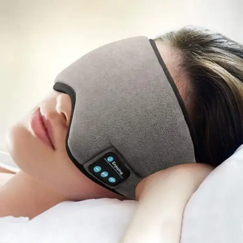 Tapa Olho Máscara Dormir Fone De Ouvido Bluetooth