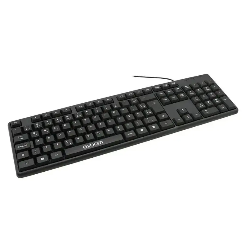 Teclado USB ABNT2 com Fio Padrão Brasileiro – BK-103