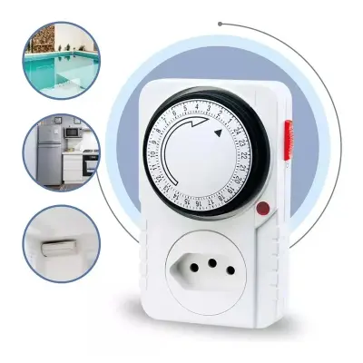 Temporizador Timer Mecanico Analógico Bivolt 110V/220V