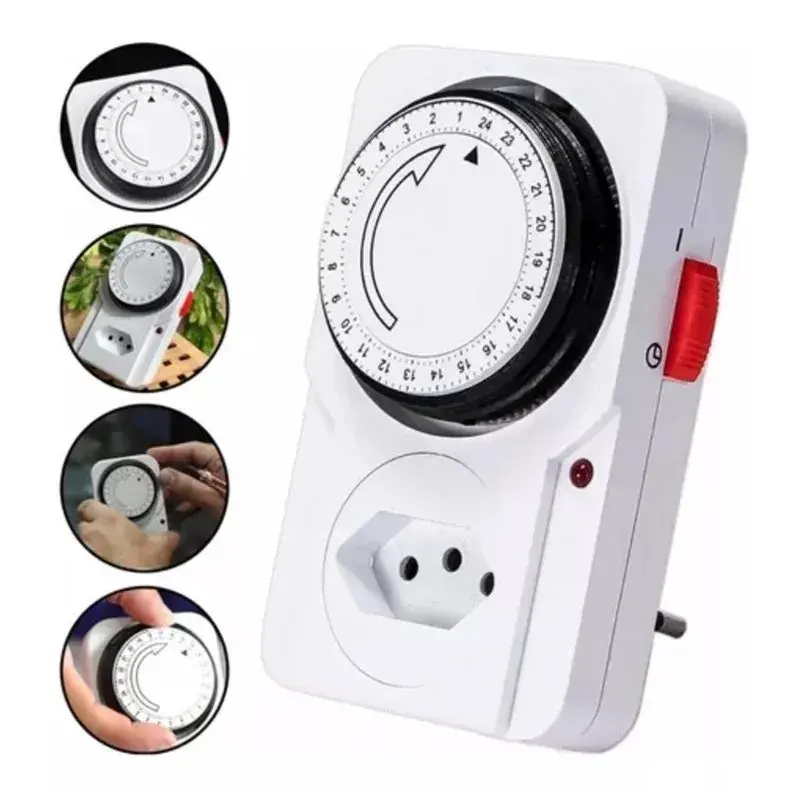 Temporizador Timer Mecanico Analógico Bivolt 110V/220V