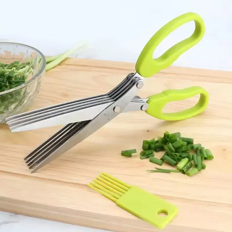 Tesoura 5 Lâminas Para Uso Culinario