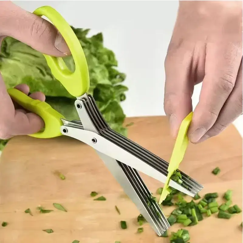 Tesoura 5 Lâminas Para Uso Culinario