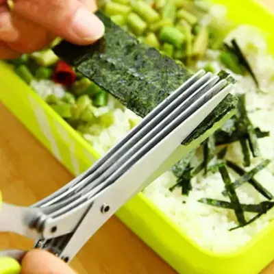 Tesoura 5 Lâminas Para Uso Culinario
