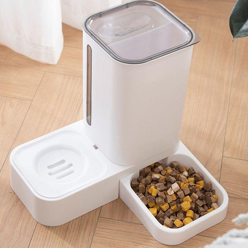 Tigela Dupla De Alimentação Comedouro Pet Com Separação Automática