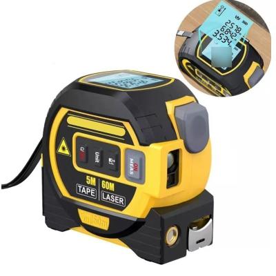 Trena A Laser Digital Multifuncional Fita Métrica 3 em 1 Longa Distância