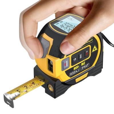 Trena A Laser Digital Multifuncional Fita Métrica 3 em 1 Longa Distância