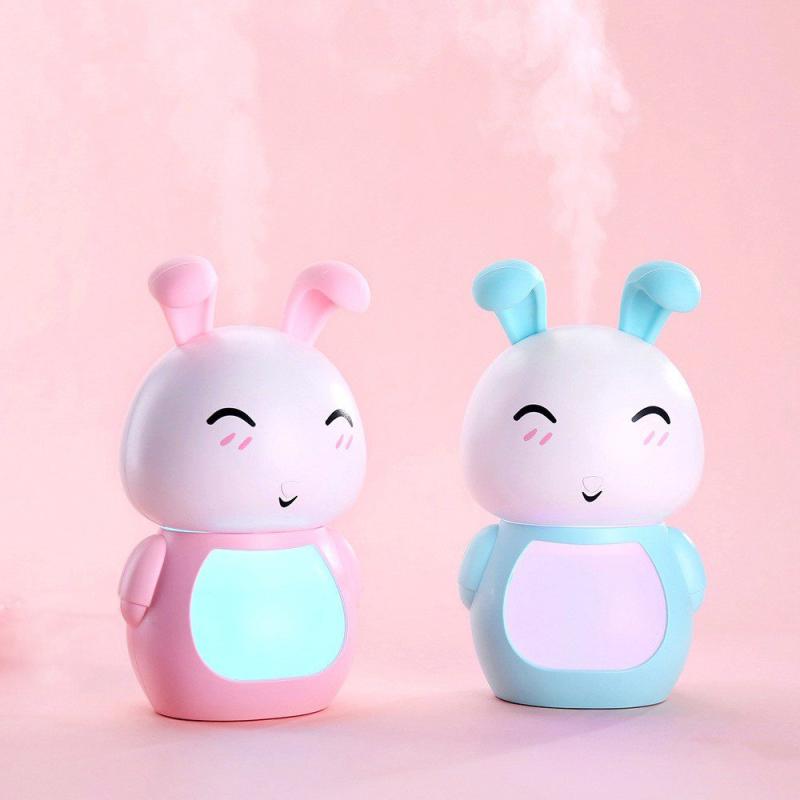 Umidificador Aromatizador Purificador de Ar com Led Coelhinho