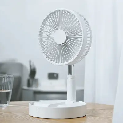 Ventilador Portátil Dobrável Telescópico 7200mah Retrátil Sem Fio