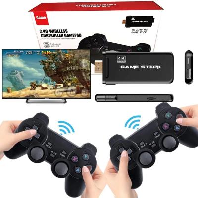Video Game Stick 4K com 2 Controles Sem Fio e 3.000 Jogos Retrô