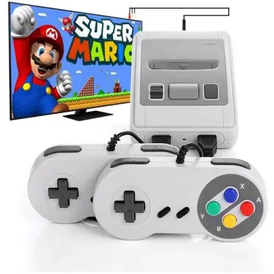Video Game Super Mini 620 Jogos Clássicos 8 Bits com 2 Controles – Bivolt