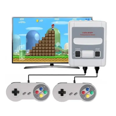 Video Game Super Mini 620 Jogos Clássicos 8 Bits com 2 Controles – Bivolt