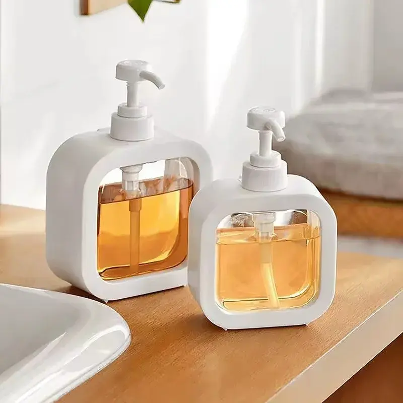 Porta Sabonete Liquido Minimalista 300ml – Branco