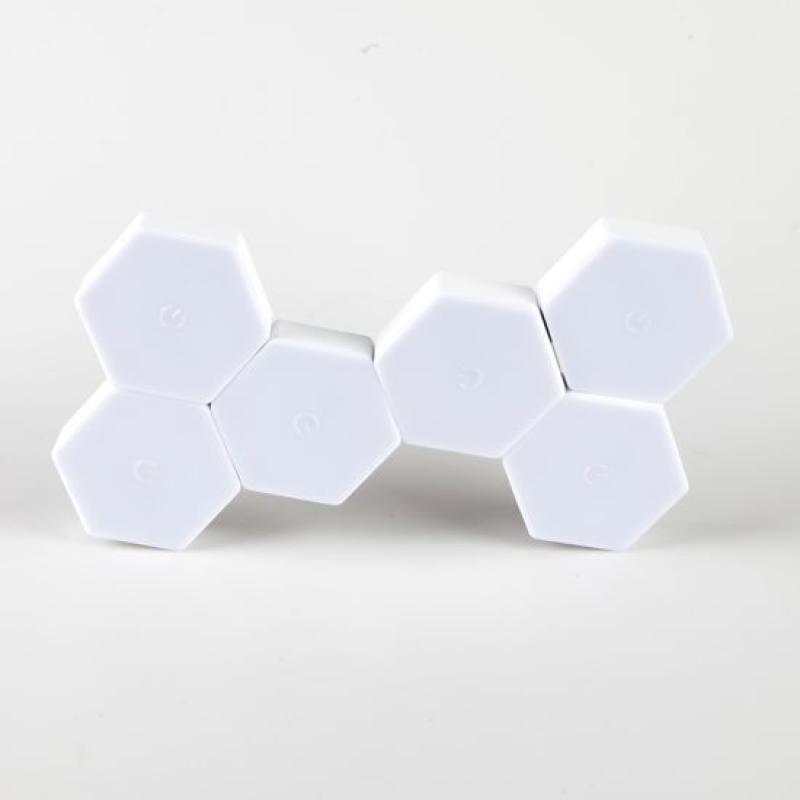 Lâmpadas Luz Led Hexagonal Colmeia de Parede com Controle Remoto